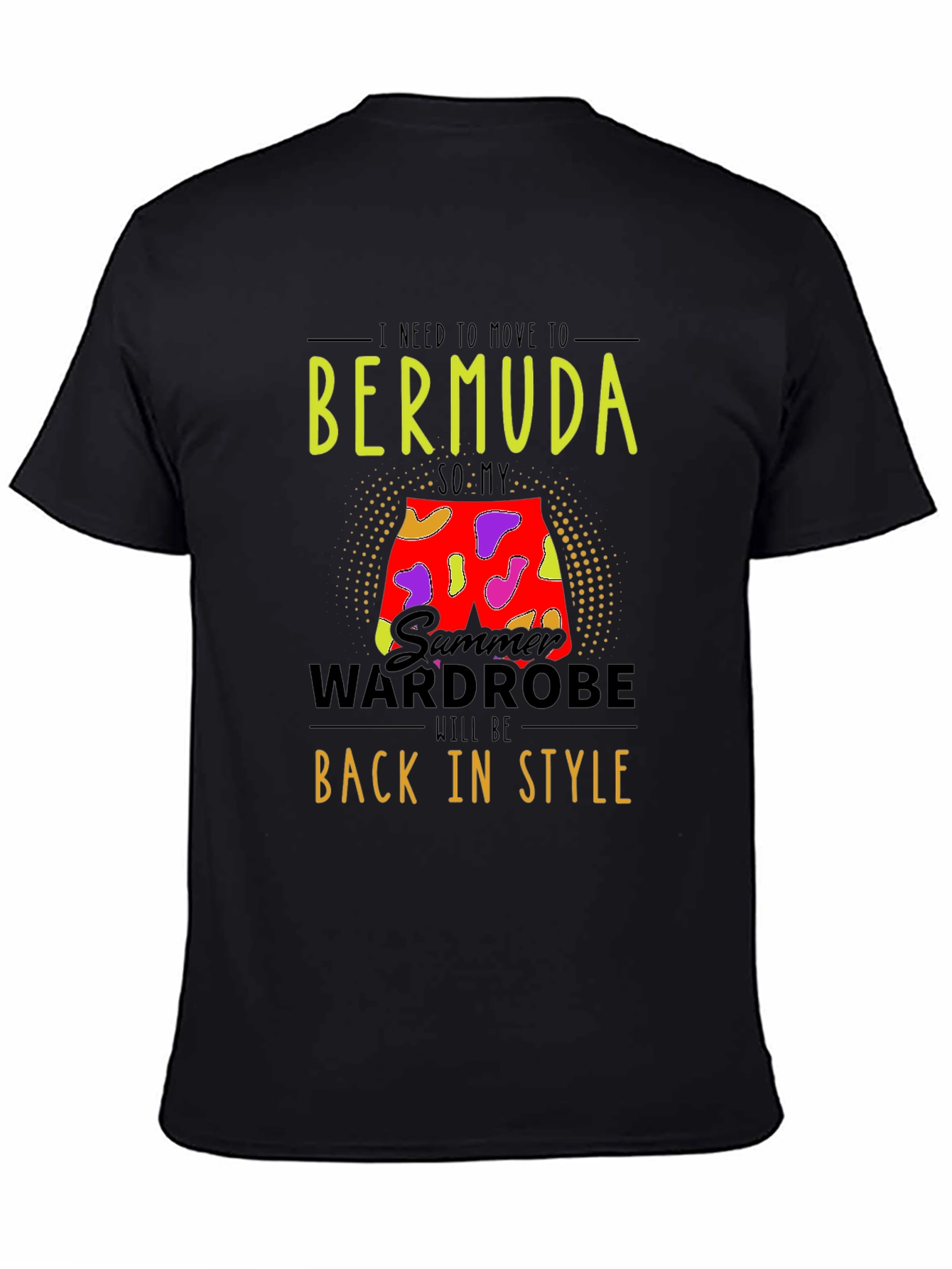Bermuda Summer Wardrobe Mens T-Shirt