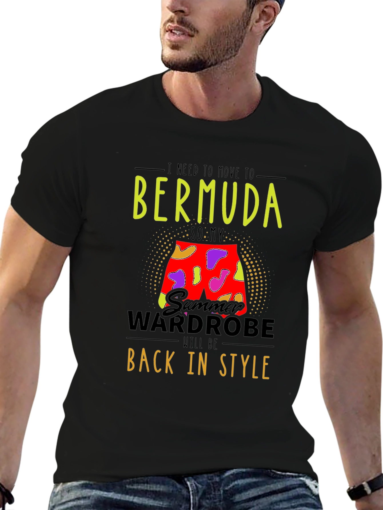 Bermuda Summer Wardrobe Mens T-Shirt