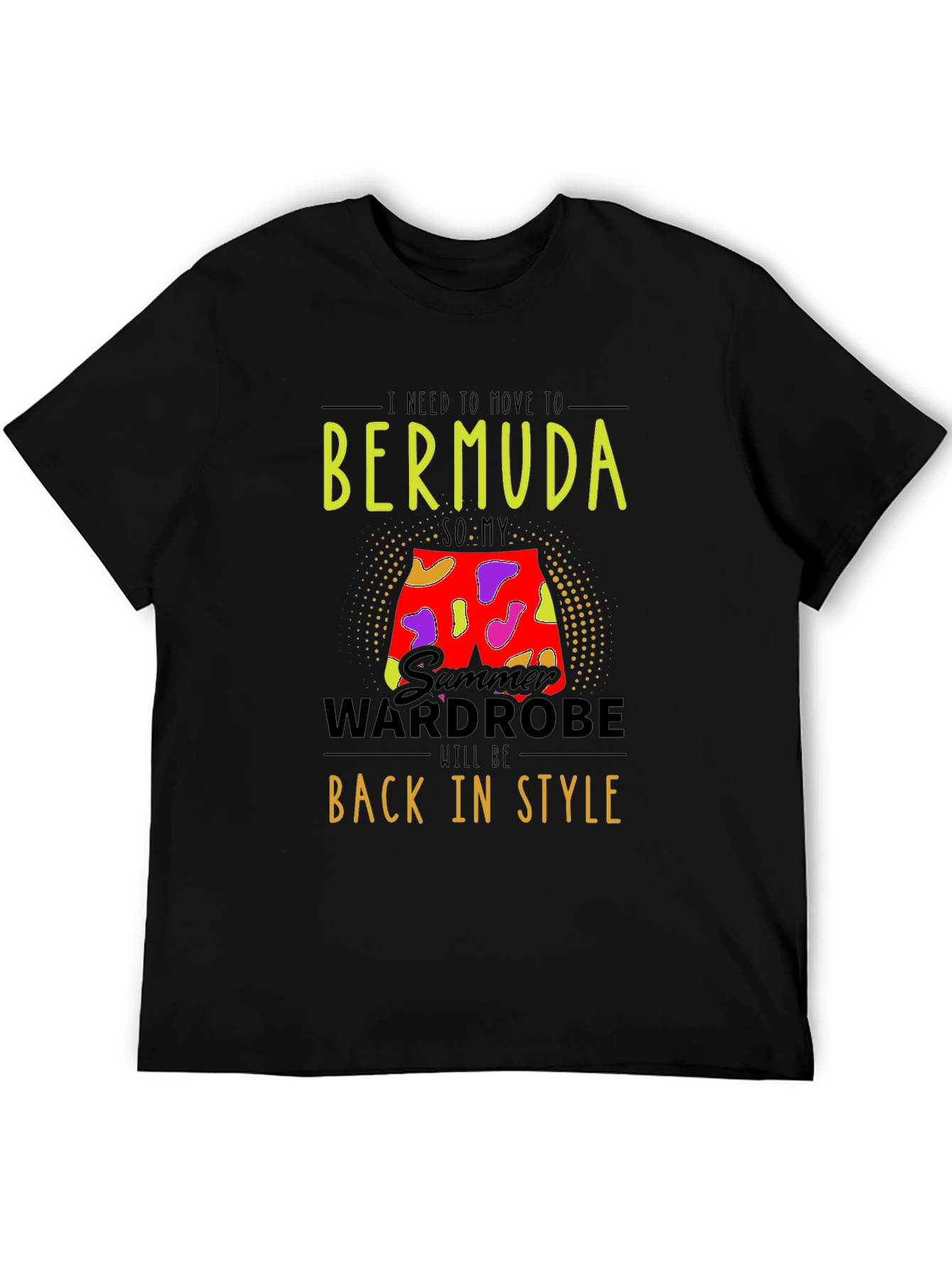 Bermuda Summer Wardrobe Mens T-Shirt