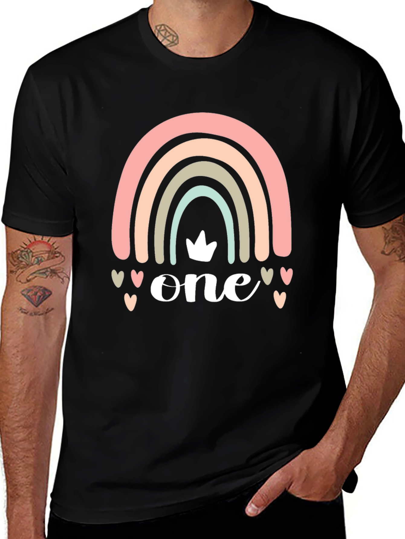 Rainbow One Birthday T-Shirt
