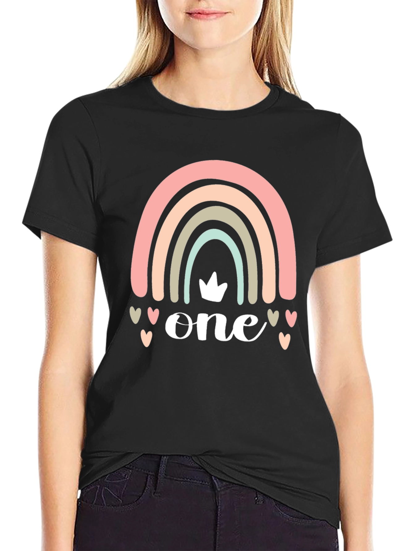 Rainbow One Birthday T-Shirt