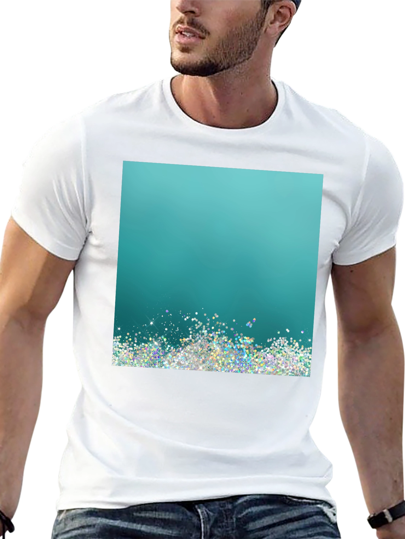 Glitter Gradient Tee