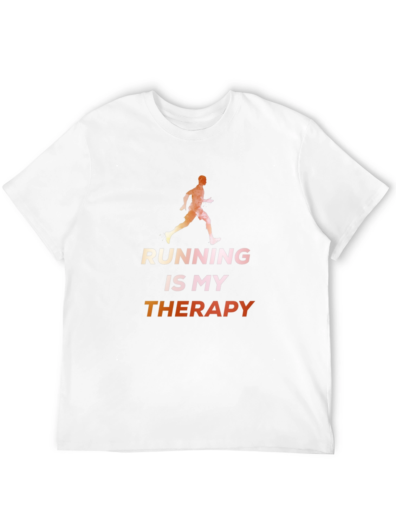 Running is My Therapy Graphic Tee