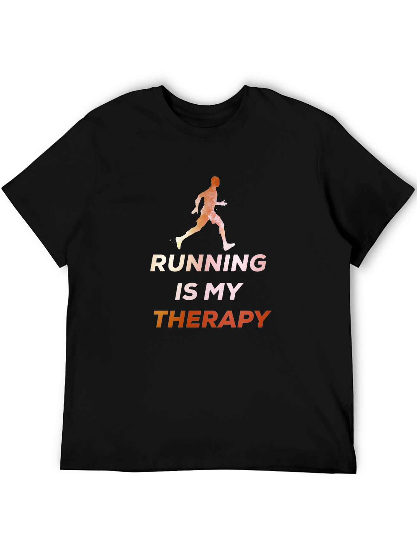 Running is My Therapy Graphic Tee