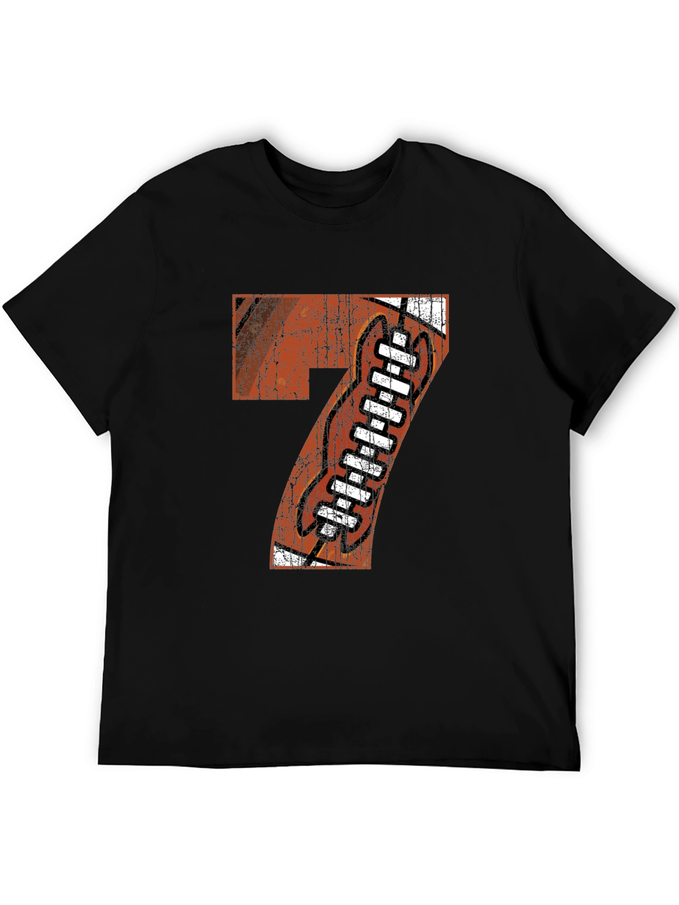 Number 7 Football Graphic T-Shirt