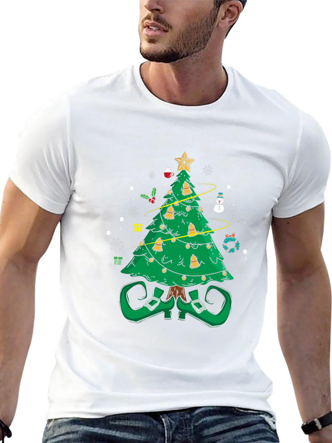 Festive Christmas Tree Elf Shirt