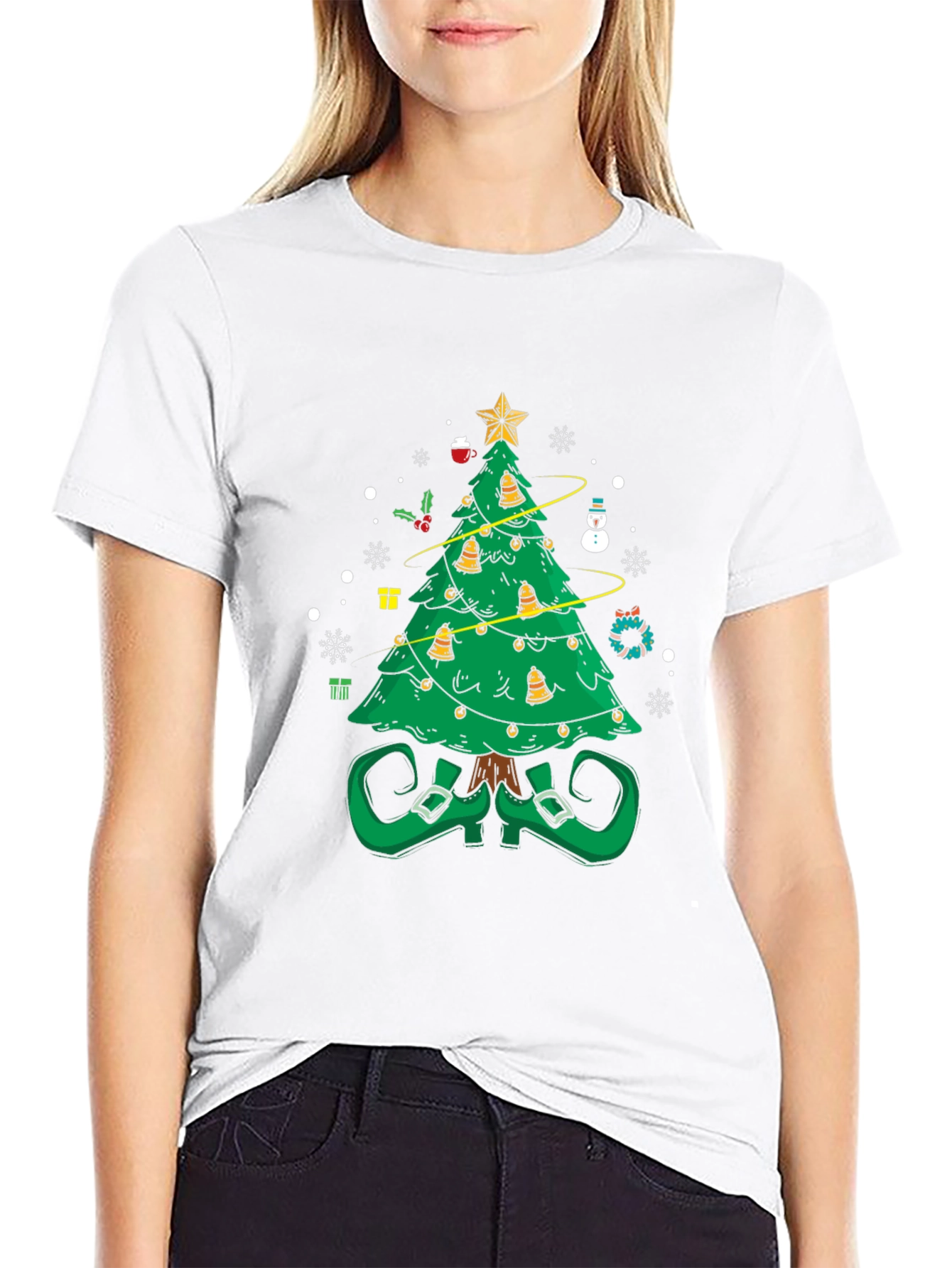 Festive Christmas Tree Elf Shirt