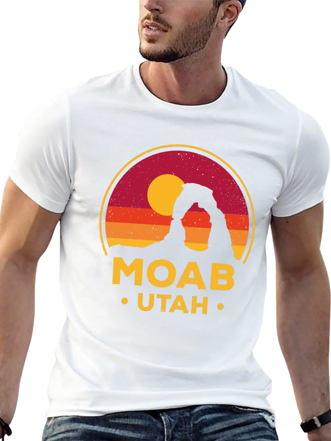 Moab Utah T-Shirt - Desert Landscape Graphic Tee