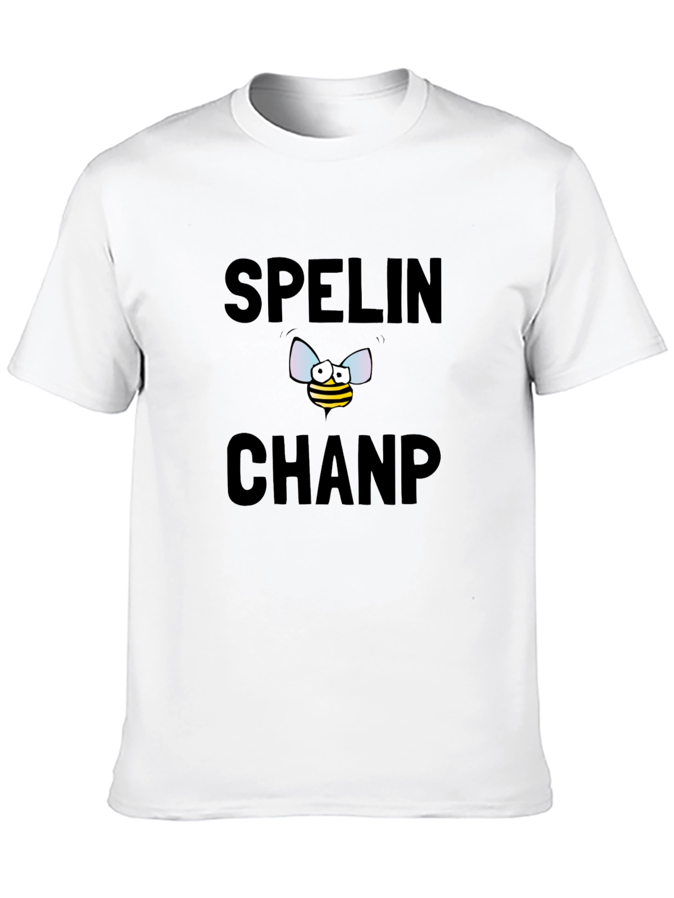 Spelling Bee Champ Graphic Tee - Black