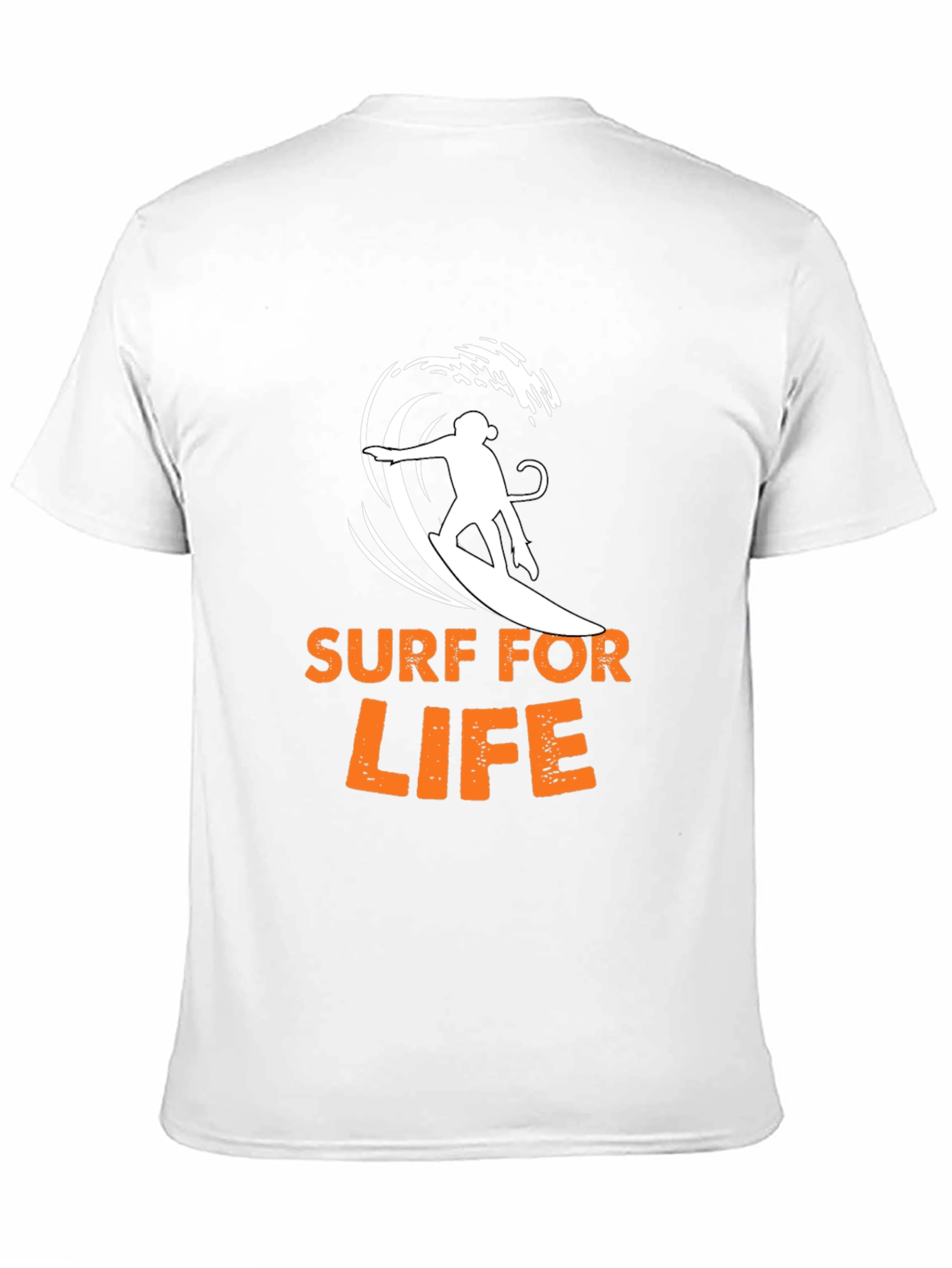 Surf For Life Graphic Tee - Black