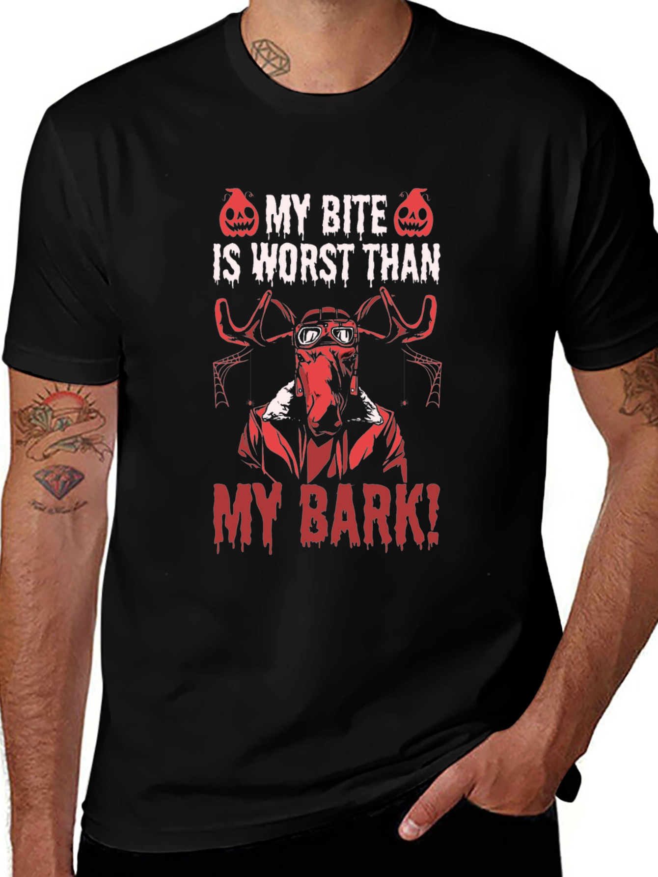 Halloween Moose Bite T-Shirt