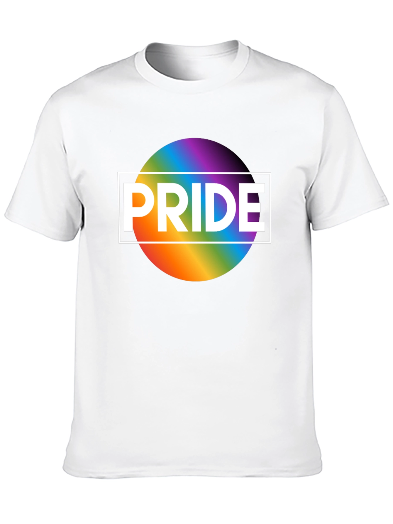 Pride Rainbow Graphic T-Shirt - Black