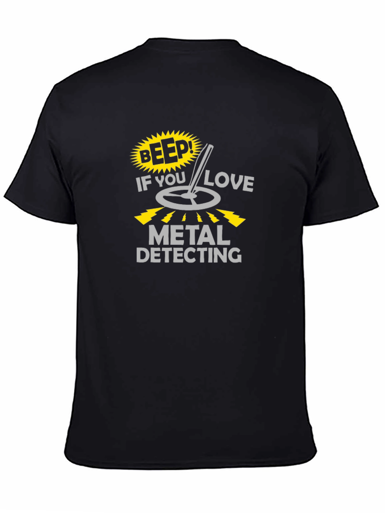 Metal Detecting Lovers Black T-Shirt