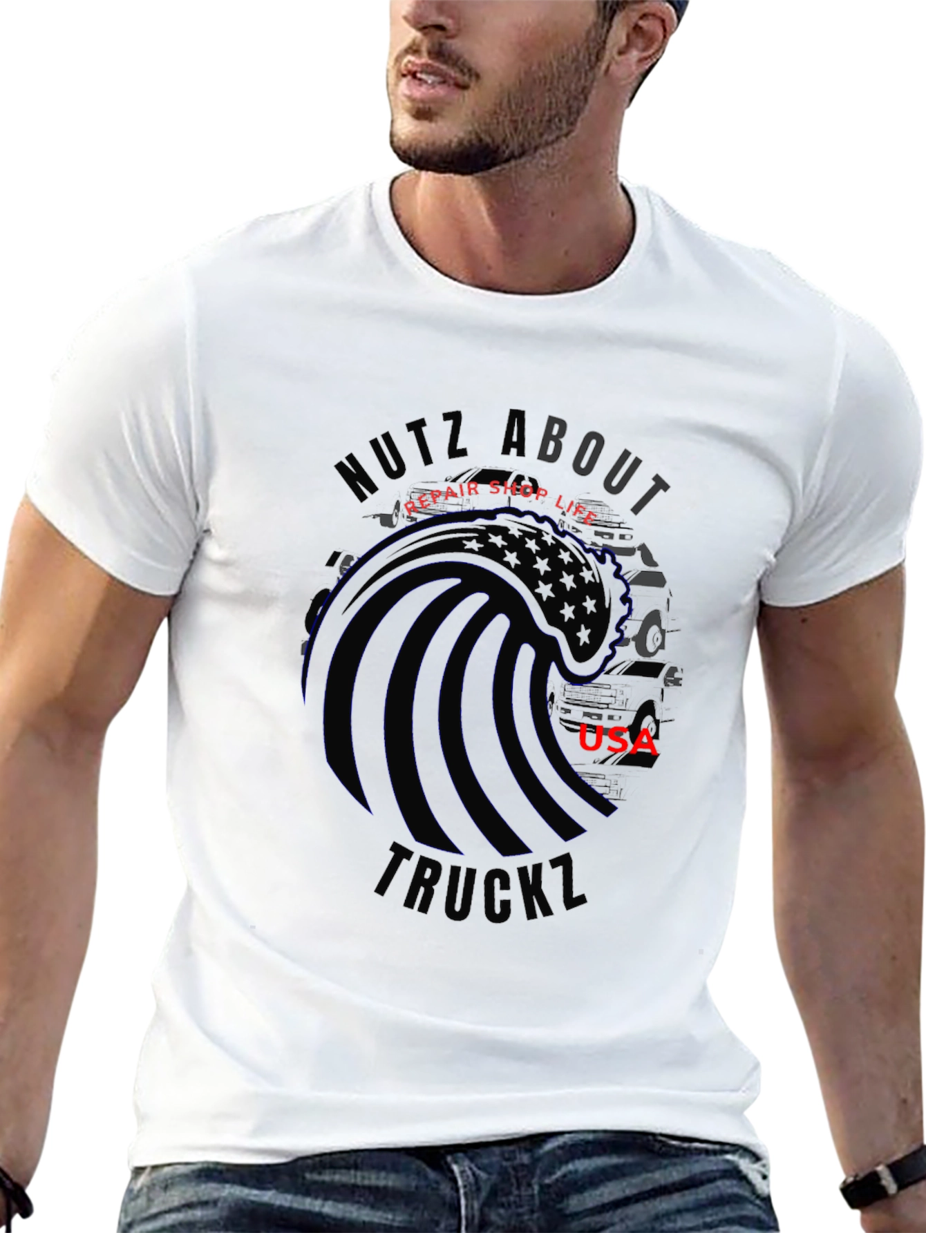 Nutz About Truckz USA T-Shirt