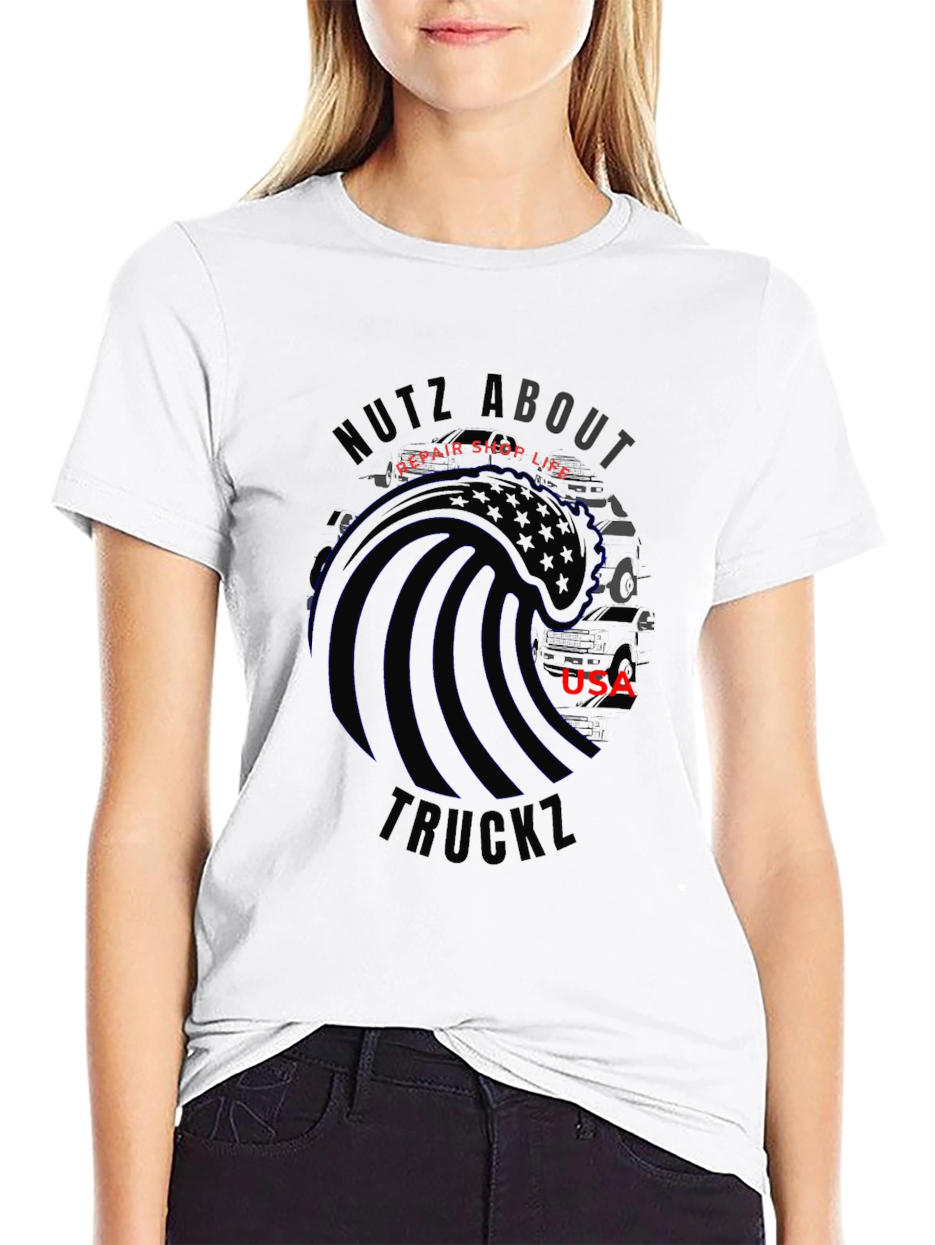 Nutz About Truckz USA T-Shirt