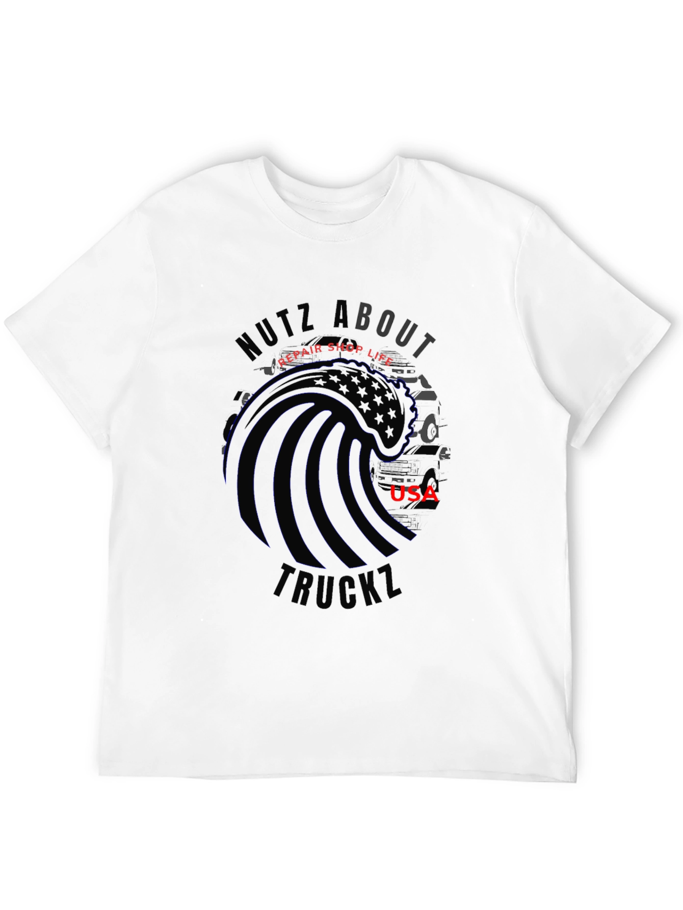 Nutz About Truckz USA T-Shirt