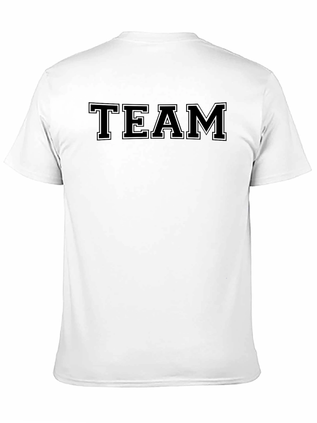 Team Graphic T-Shirt - Casual Black Tee