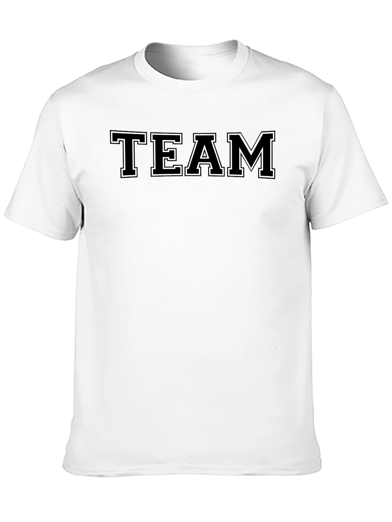 Team Graphic T-Shirt - Casual Black Tee