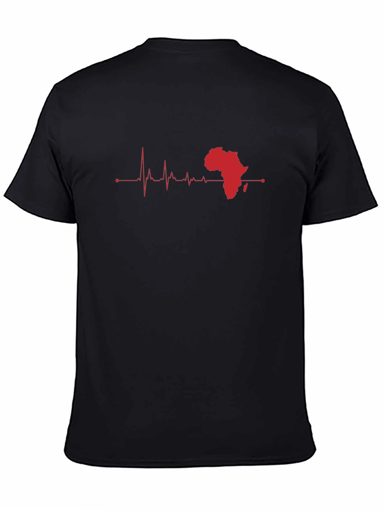 Africa Heartbeat T-Shirt - Black