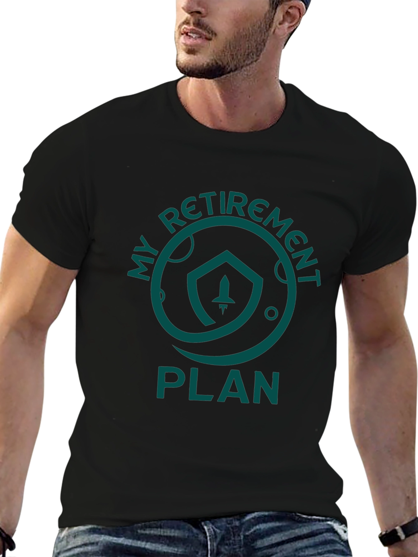 My Retirement Plan T-Shirt - Space Rocket Graphic Tee