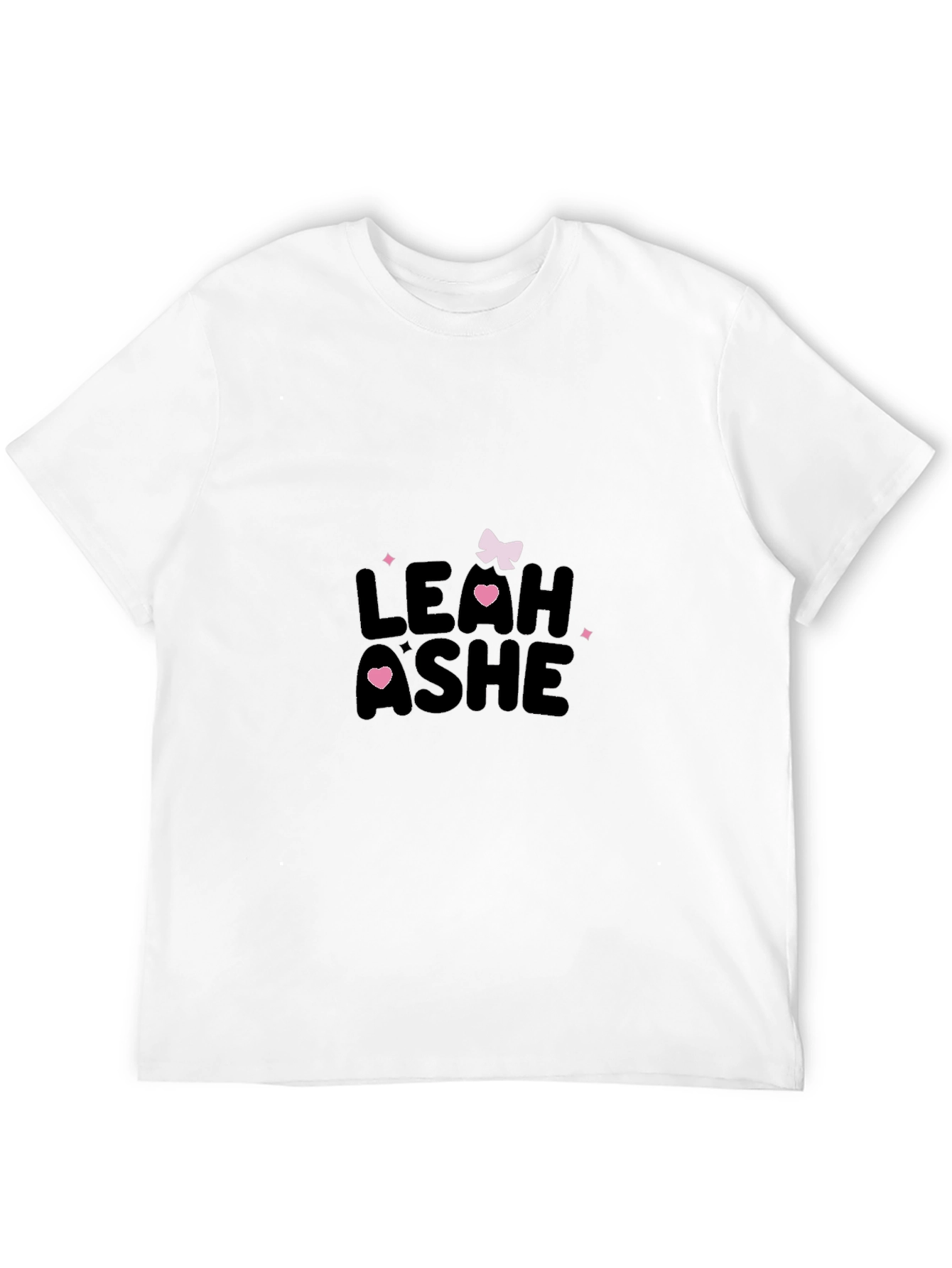 Mens Black Leah Ashe Graphic T-Shirt