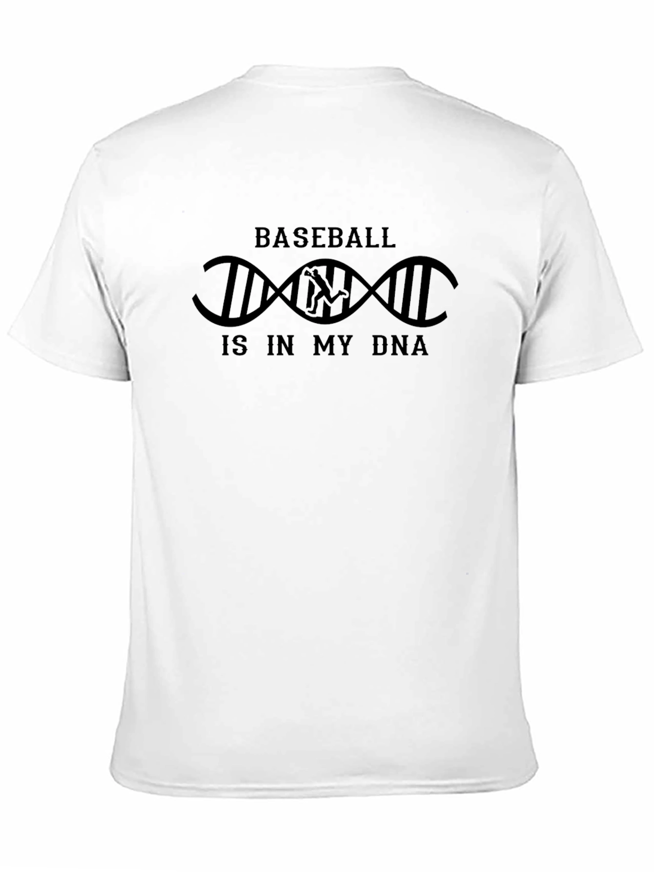 Baseball DNA Graphic Tee - Stylish & Unique T-Shirt