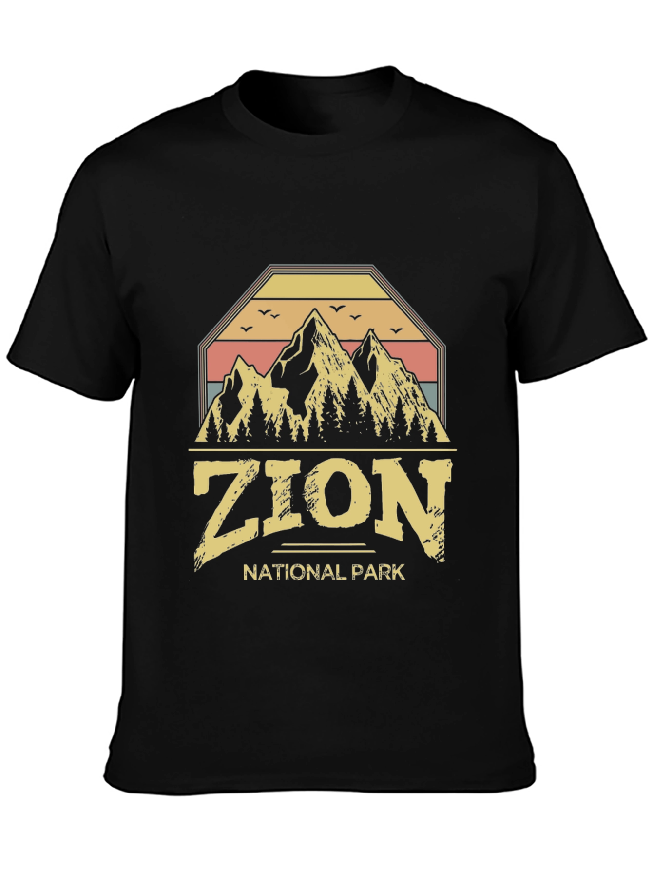 Zion National Park Retro Graphic T-Shirt