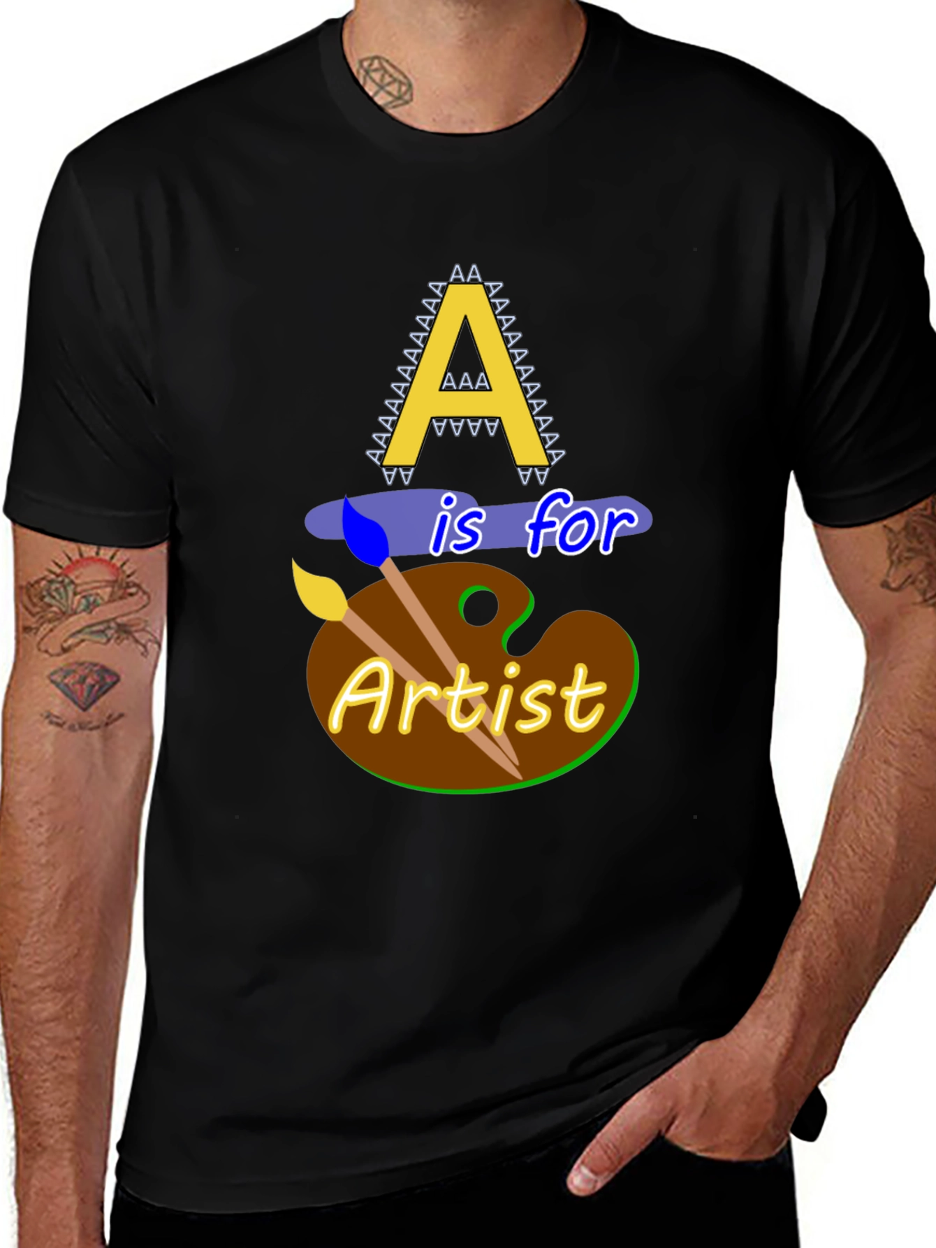 Artist T-Shirt - A is for Artist Design