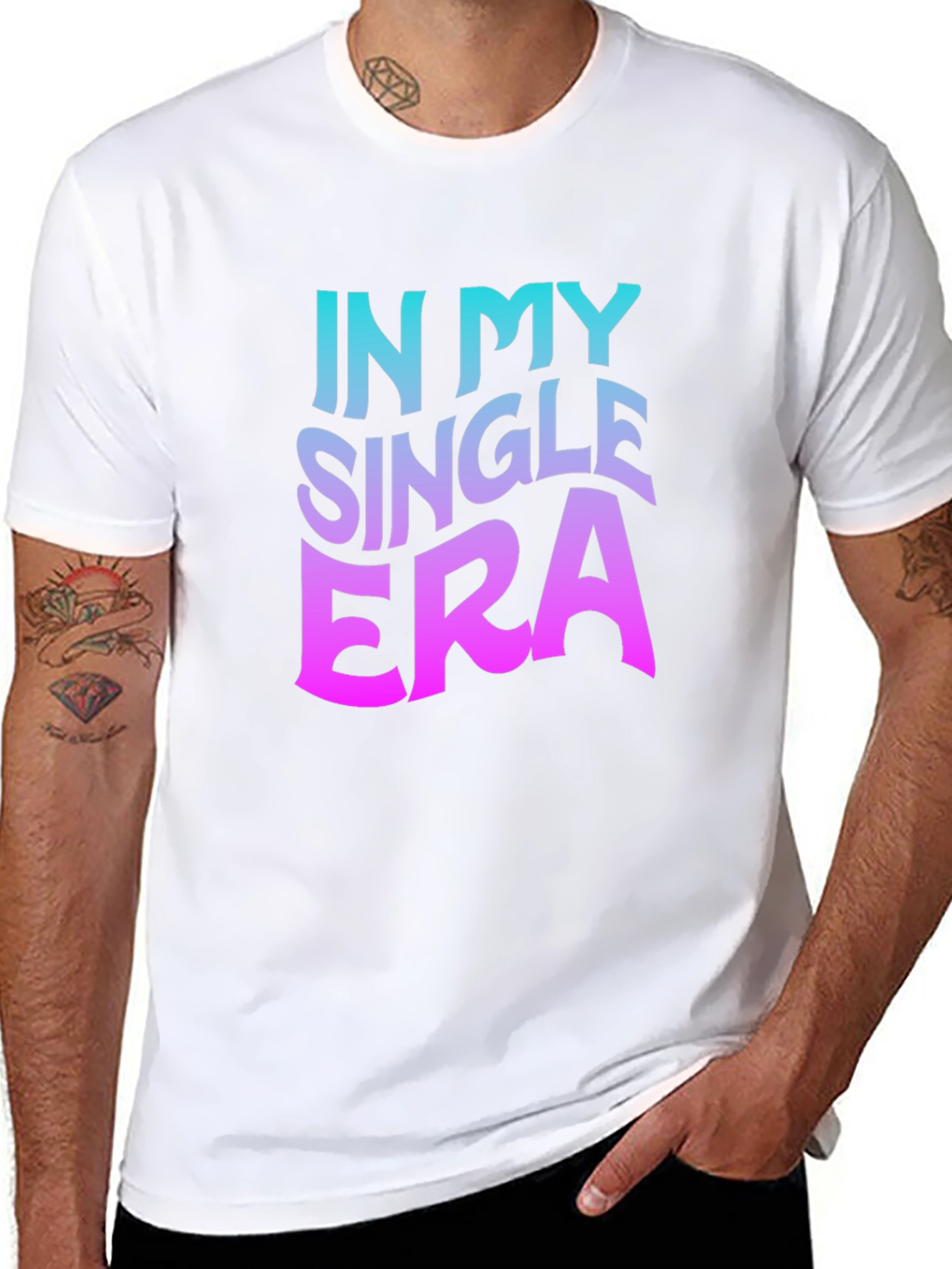 In My Single Era Black Graphic Tee