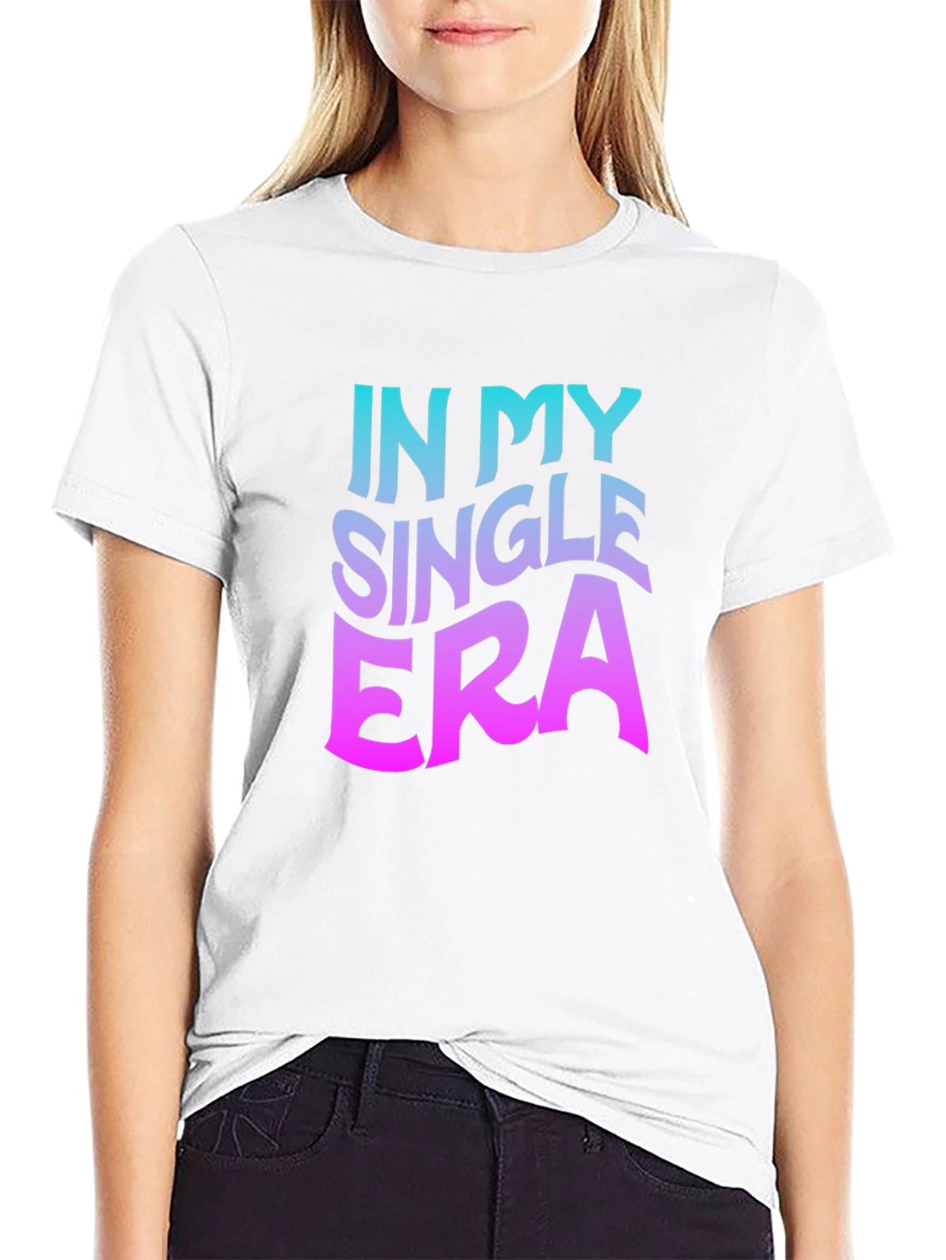In My Single Era Black Graphic Tee