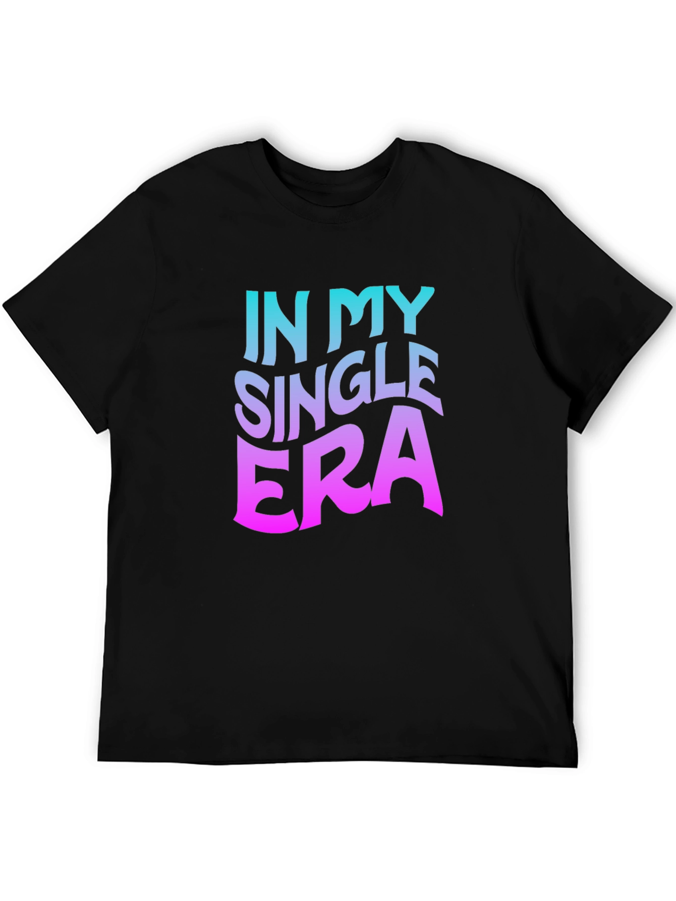 In My Single Era Black Graphic Tee