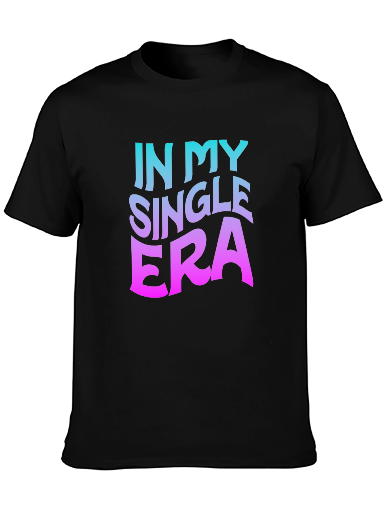 In My Single Era Black Graphic Tee