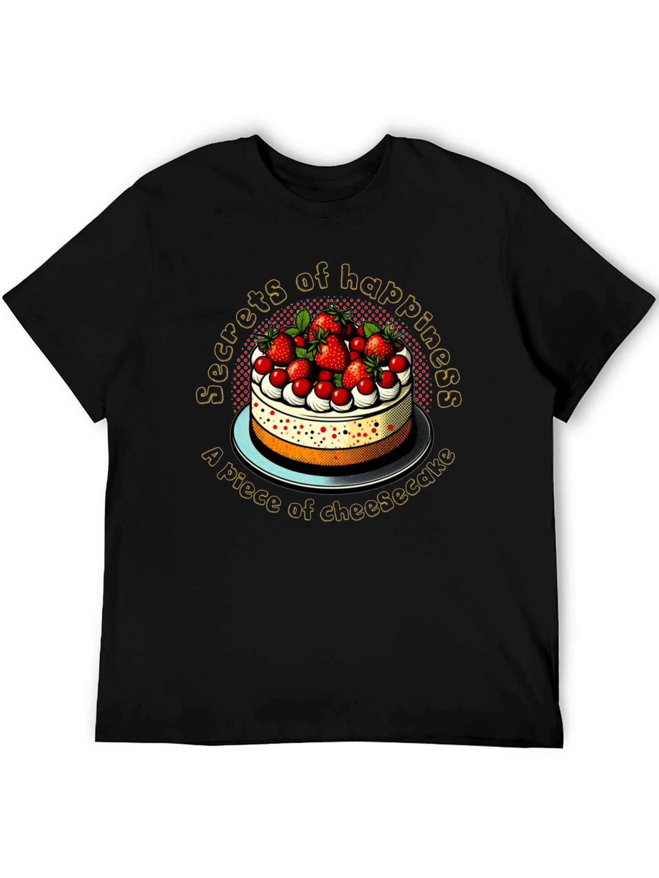 Secrets of Happiness Cheesecake Graphic Tee