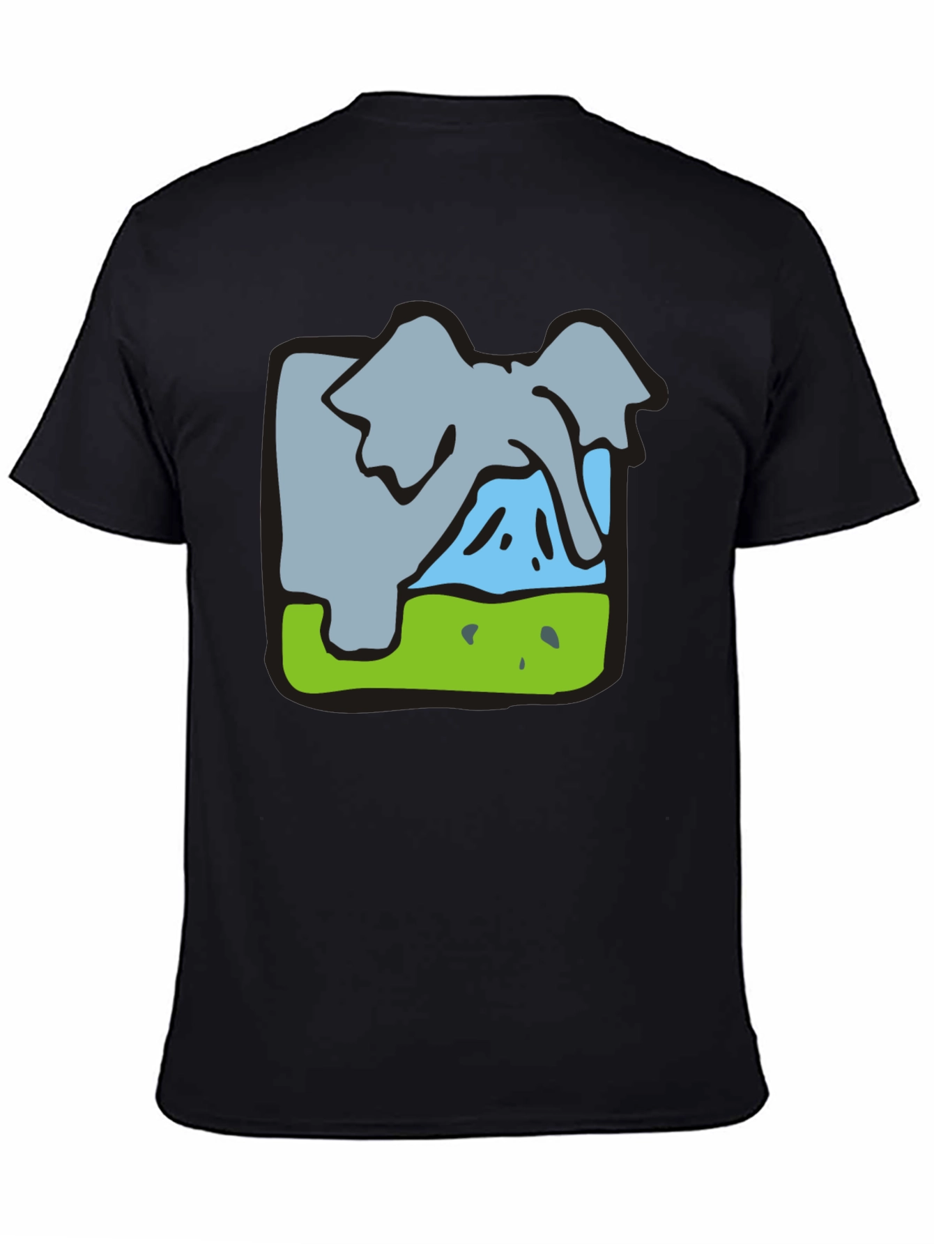 Elephant Graphic Tee - Soft Cotton Blend