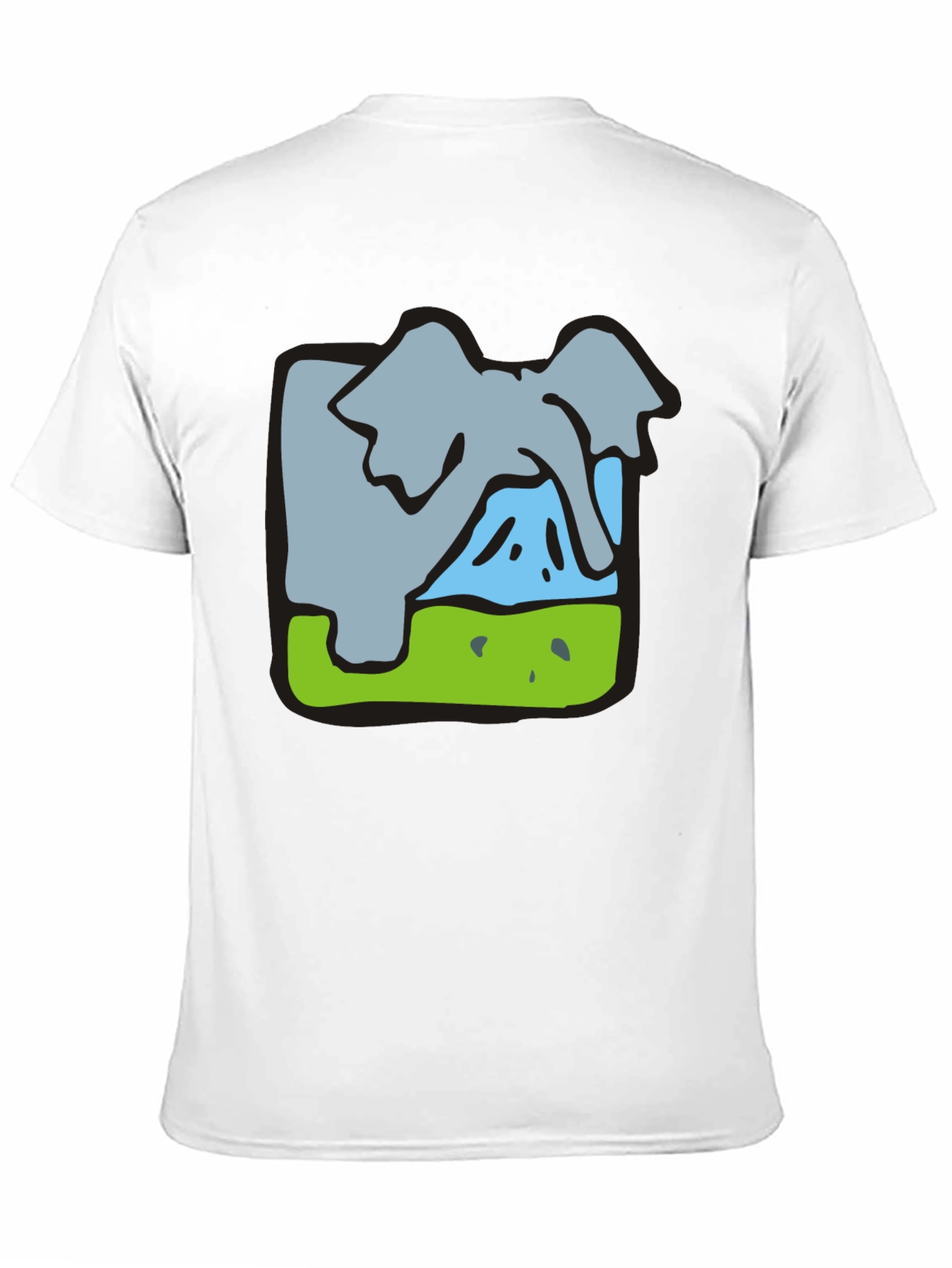 Elephant Graphic Tee - Soft Cotton Blend