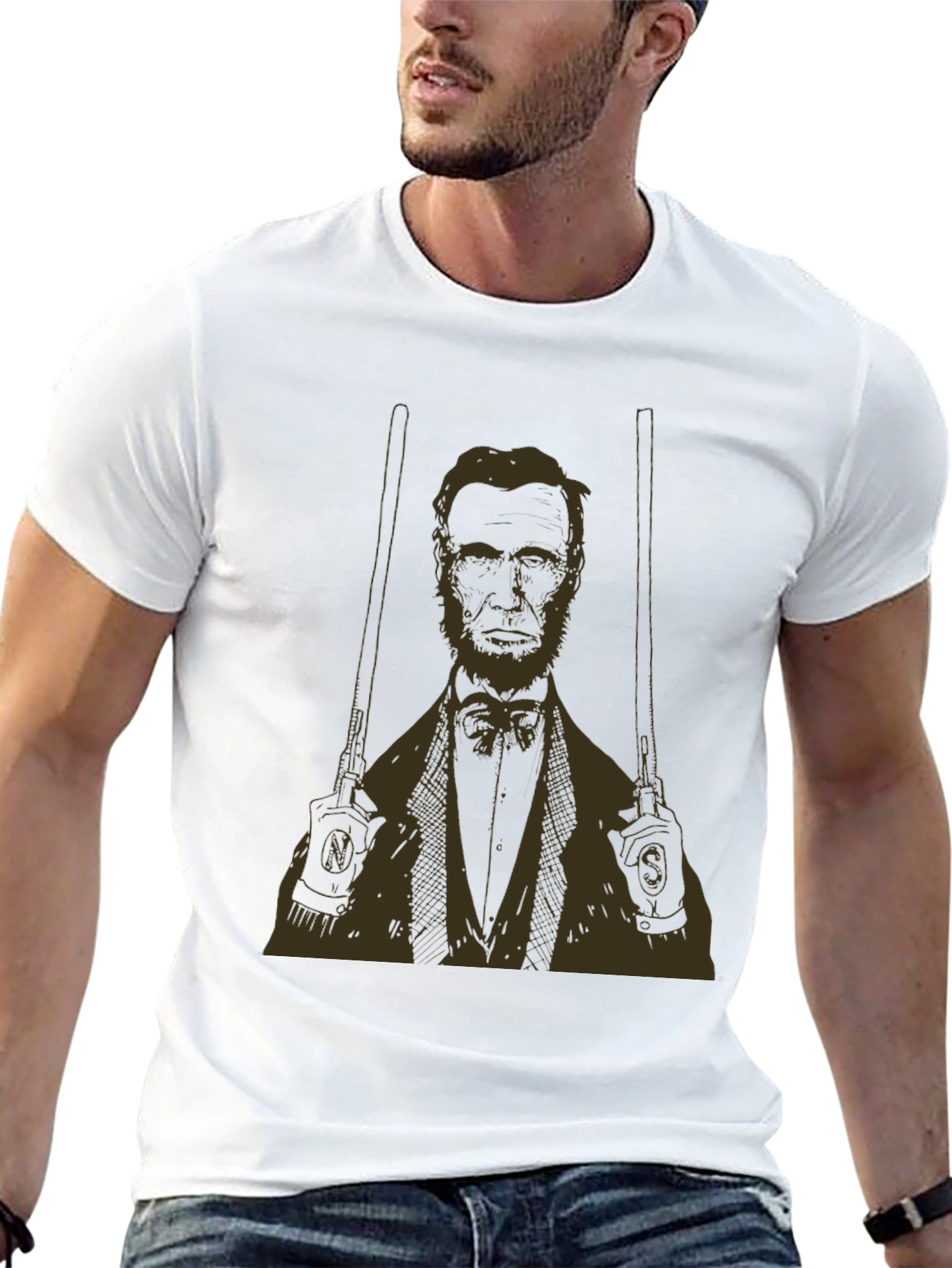 Abraham Lincoln Hunter Graphic Tee