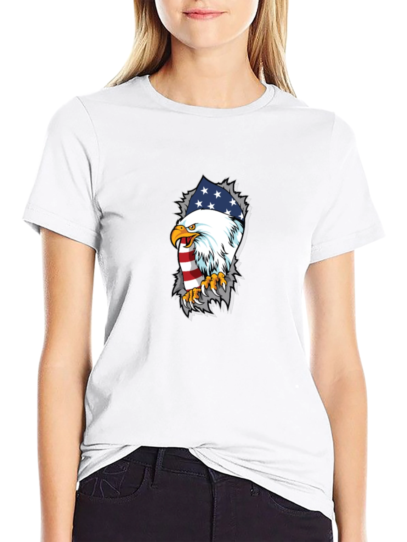 American Eagle Flag Graphic T-Shirt