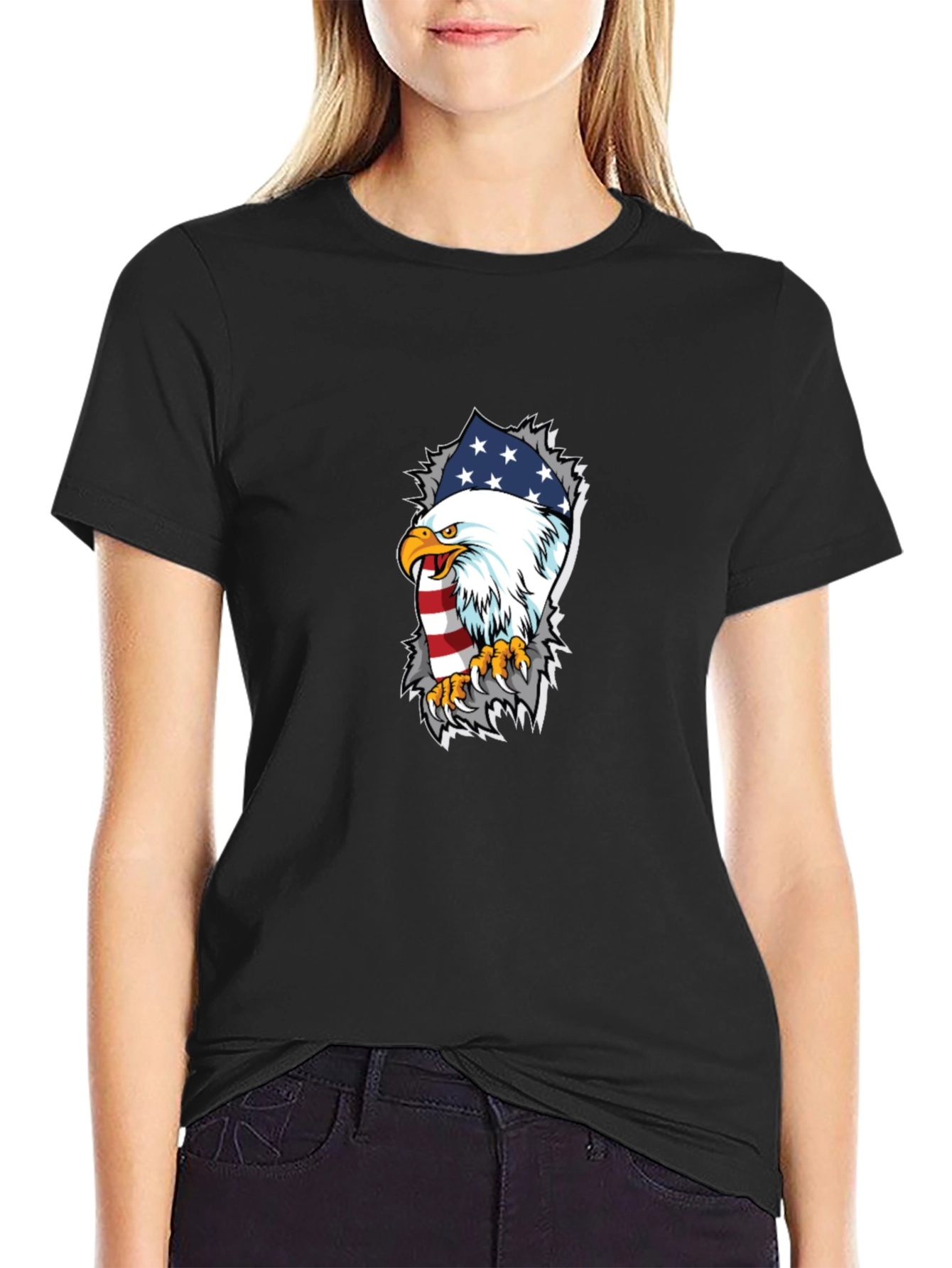 American Eagle Flag Graphic T-Shirt