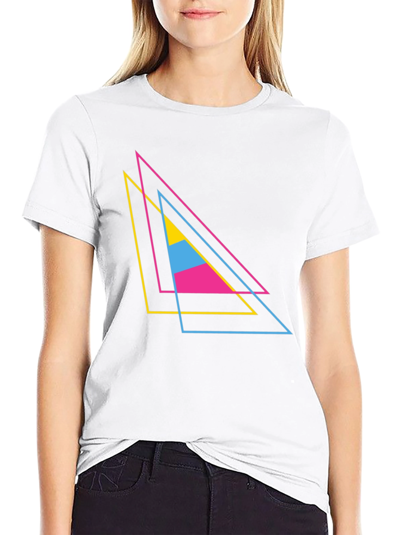 Geometric Triangle T-Shirt