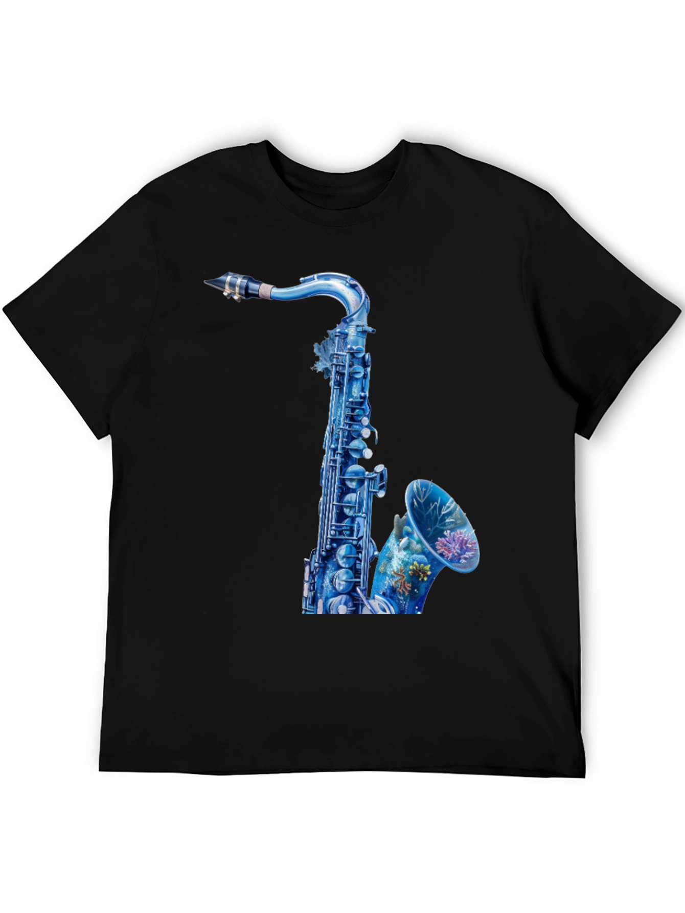 Saxophone Graphic Tee - Cool Music Lover Shirt