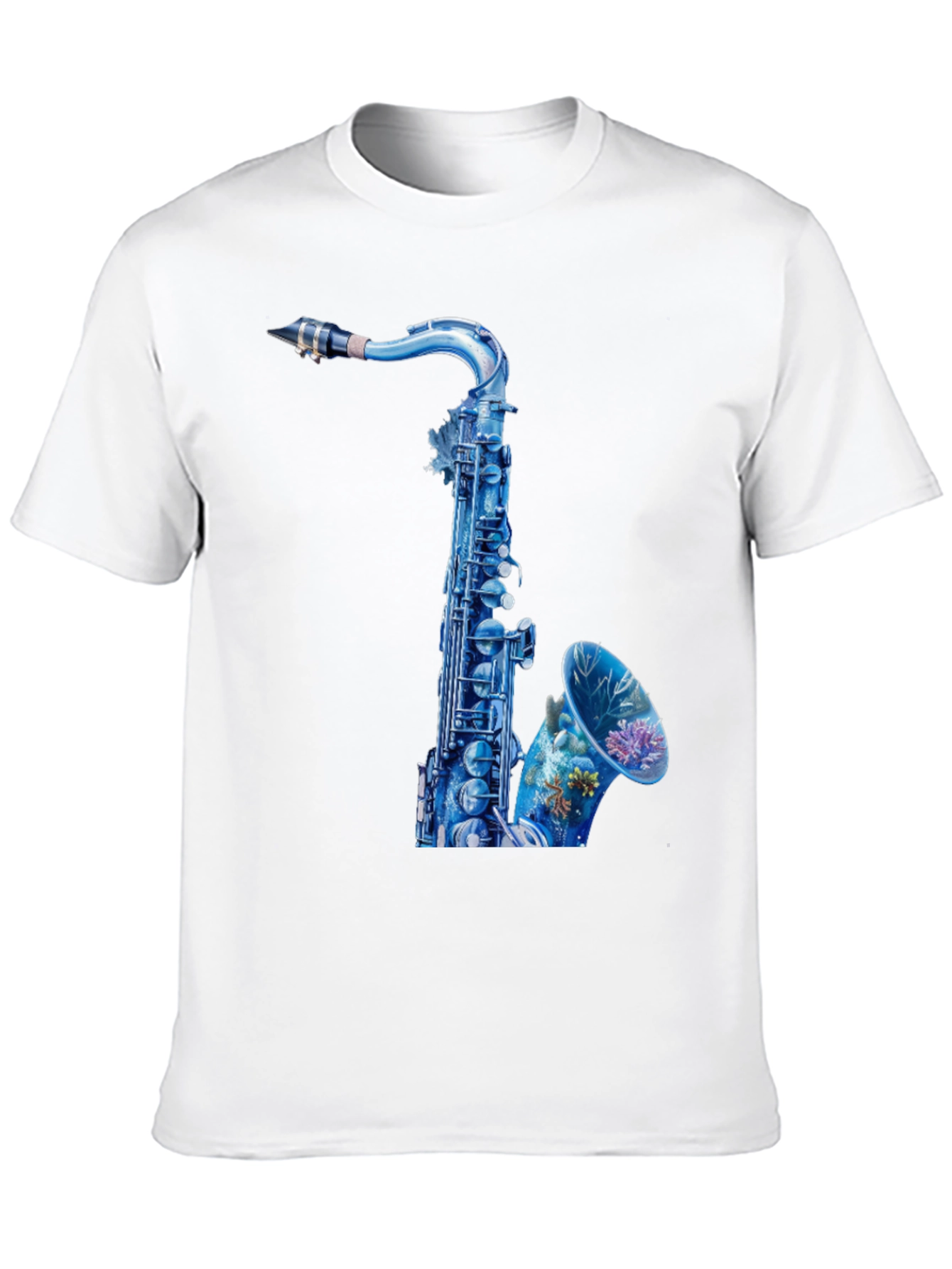 Saxophone Graphic Tee - Cool Music Lover Shirt