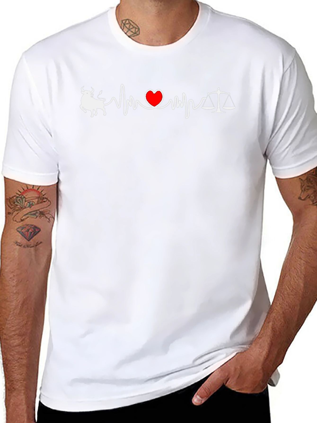 Bull Heart Scales Graphic Tee
