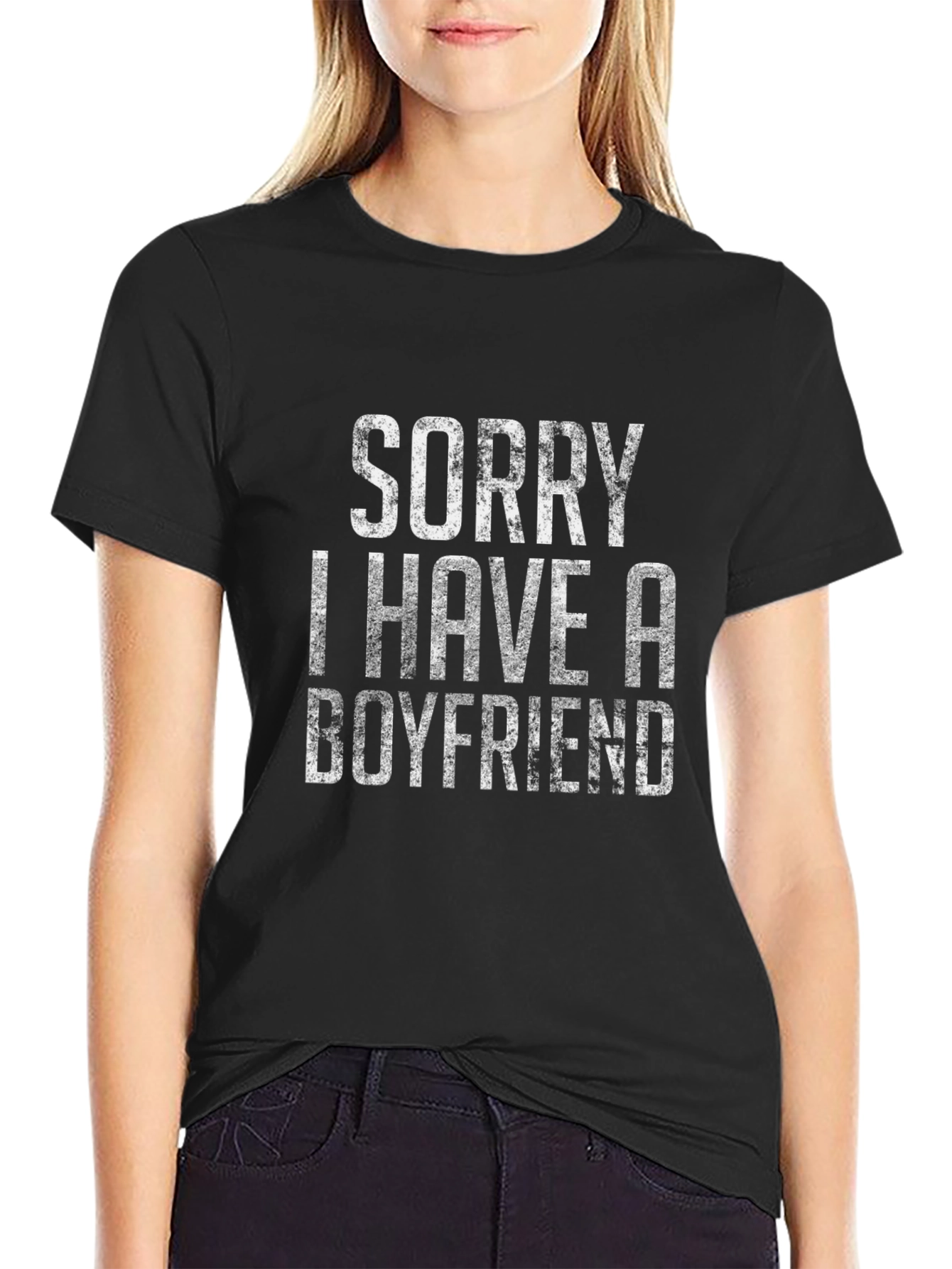 Sorry I Have A Boyfriend Graphic Tee
