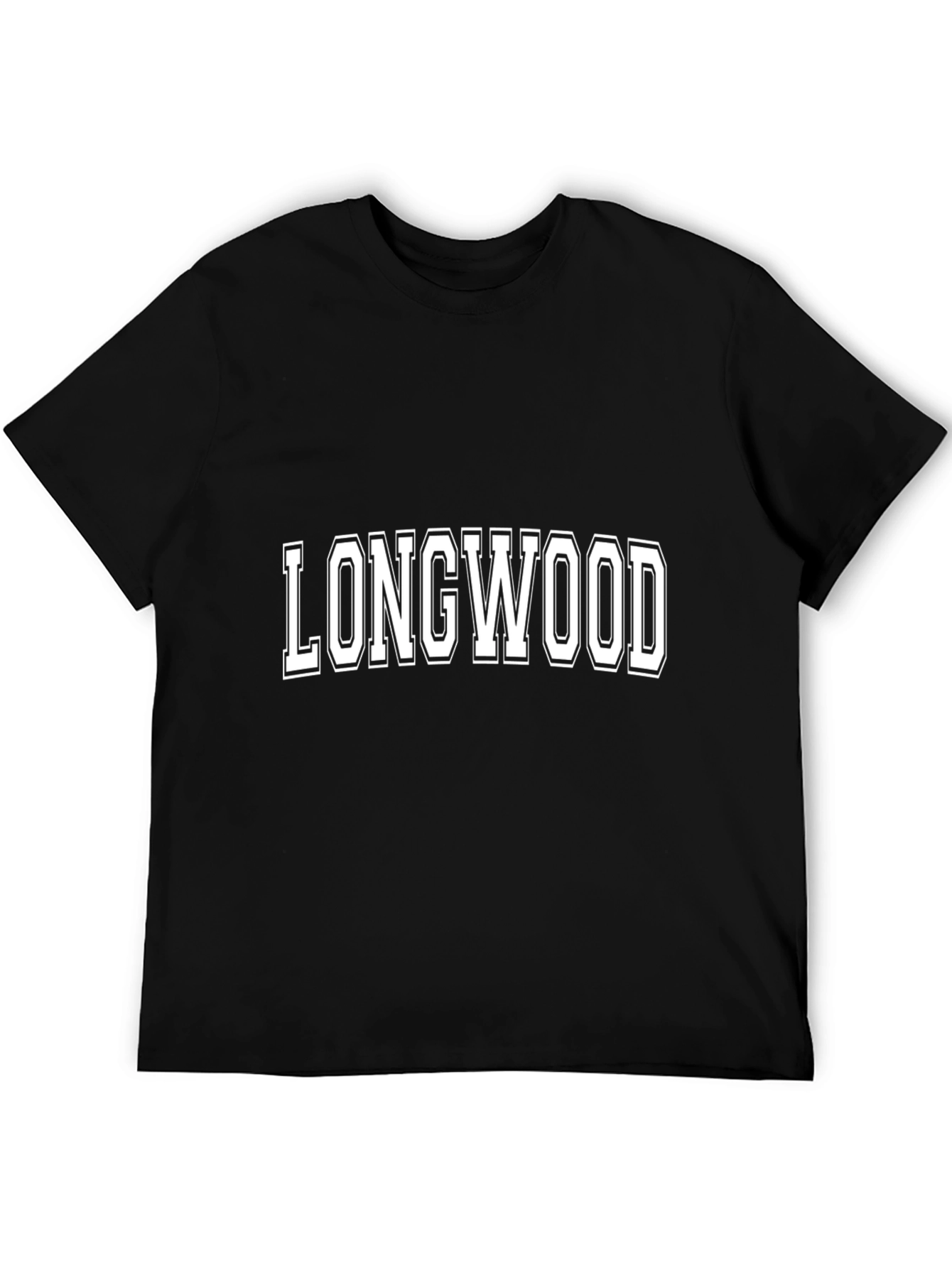 Longwood Text T-Shirt Black