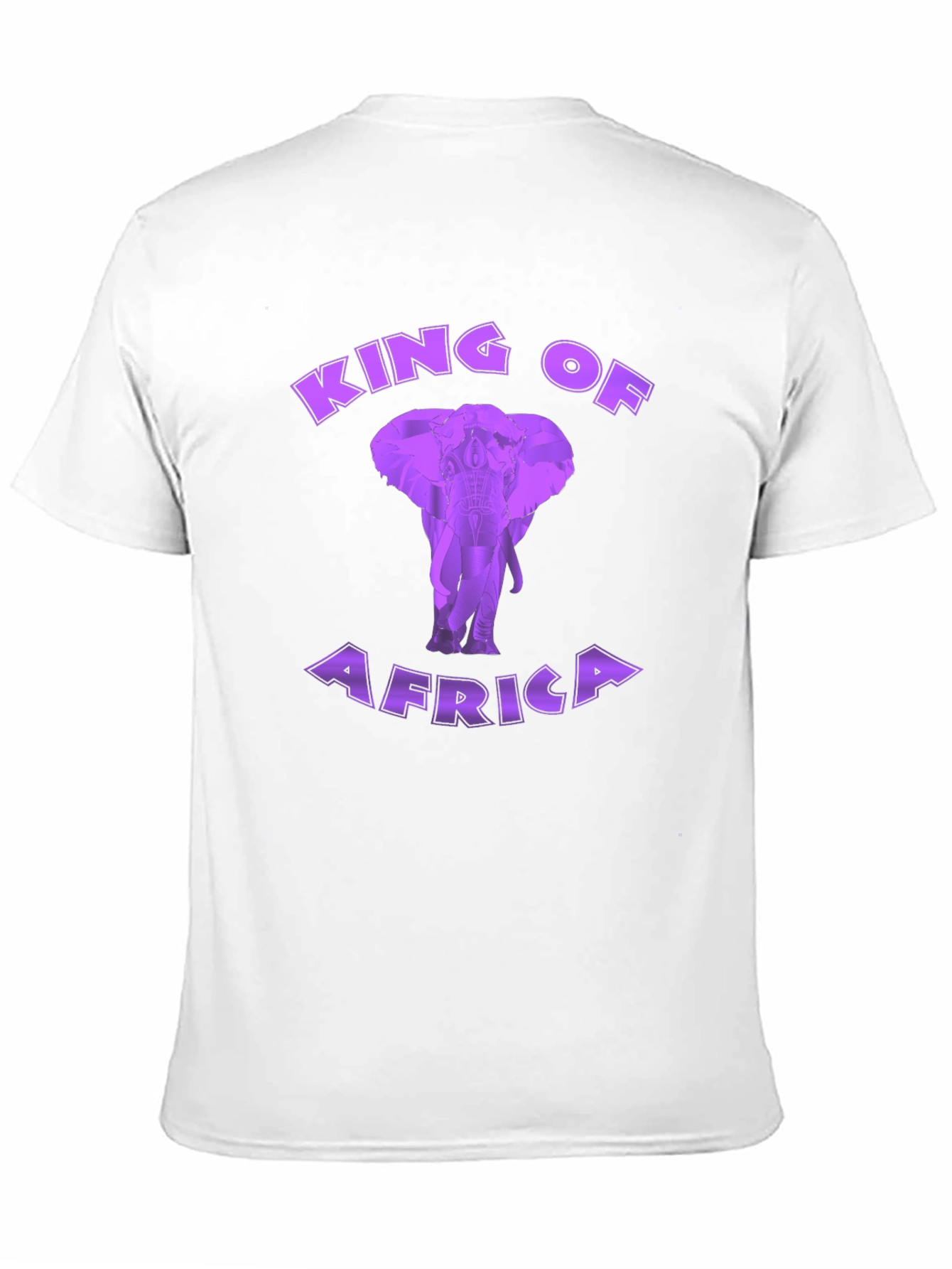 King of Africa Elephant Graphic T-Shirt
