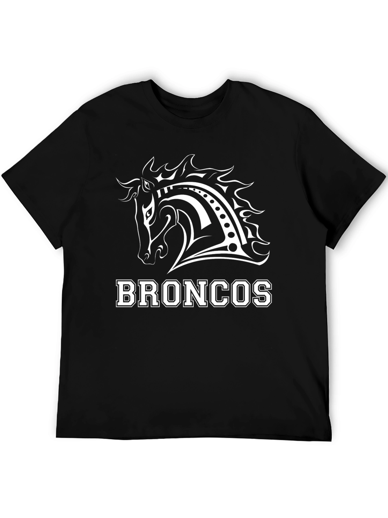 Broncos Horse Graphic Tee - Black T-Shirt