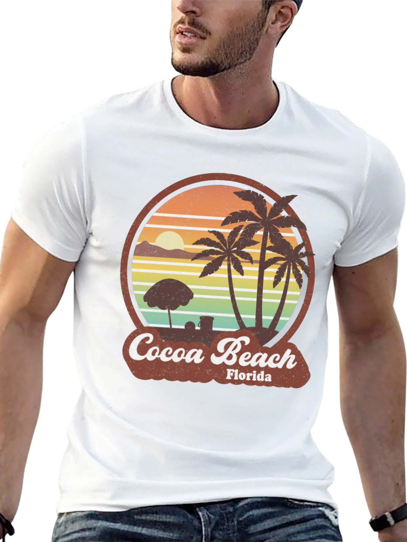 Retro Cocoa Beach Florida T-Shirt