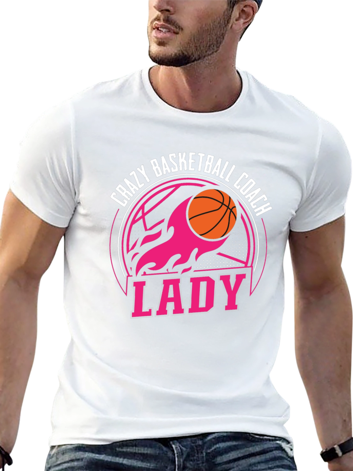 Crazy Basketball Coach Lady T-Shirt