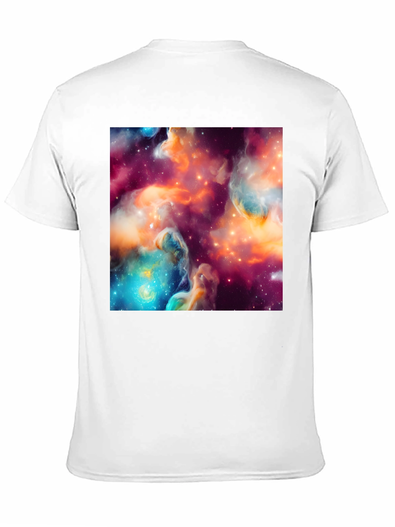 Nebula Print Black T-Shirt