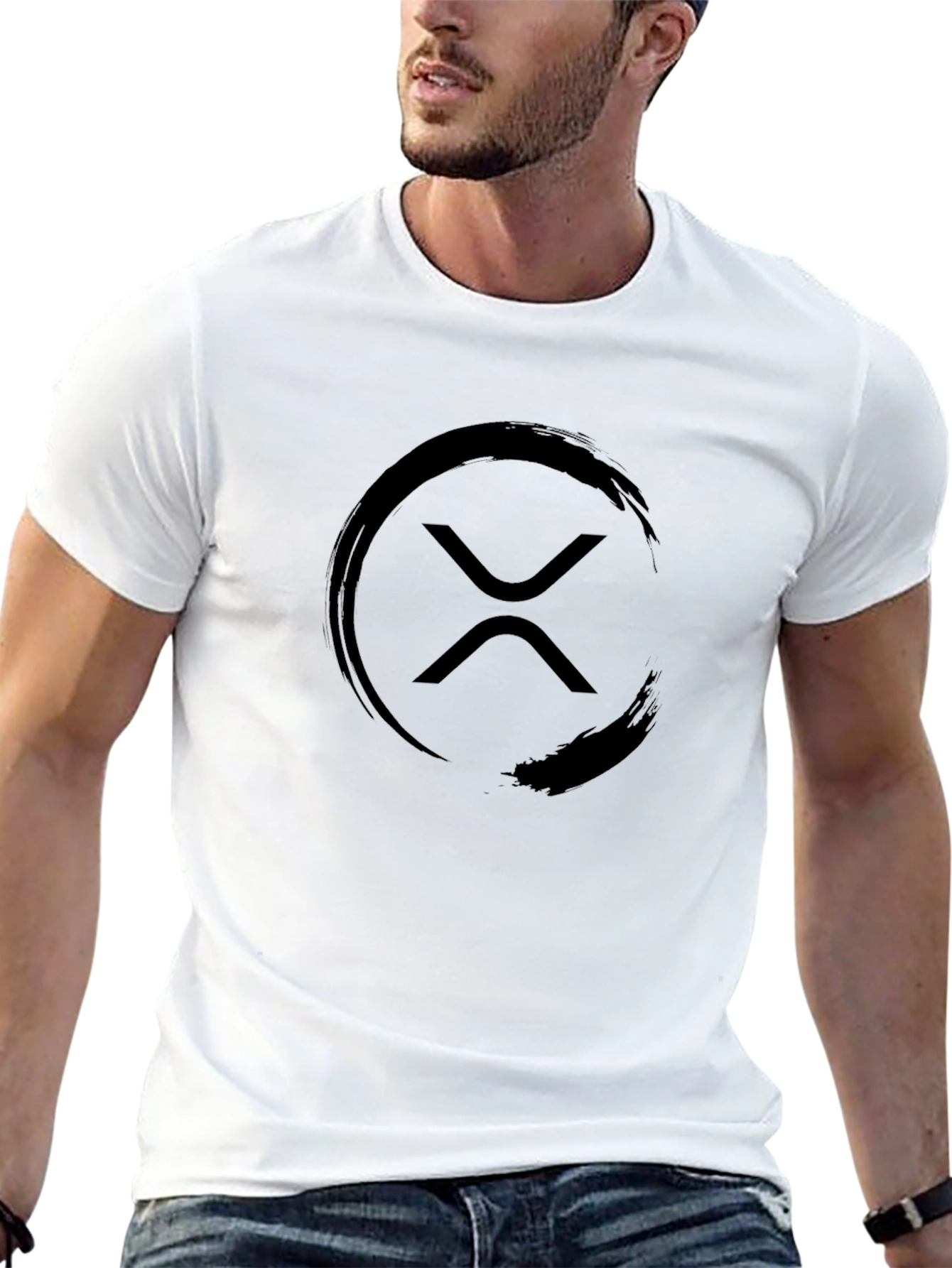 Zen Ripple Black T-Shirt
